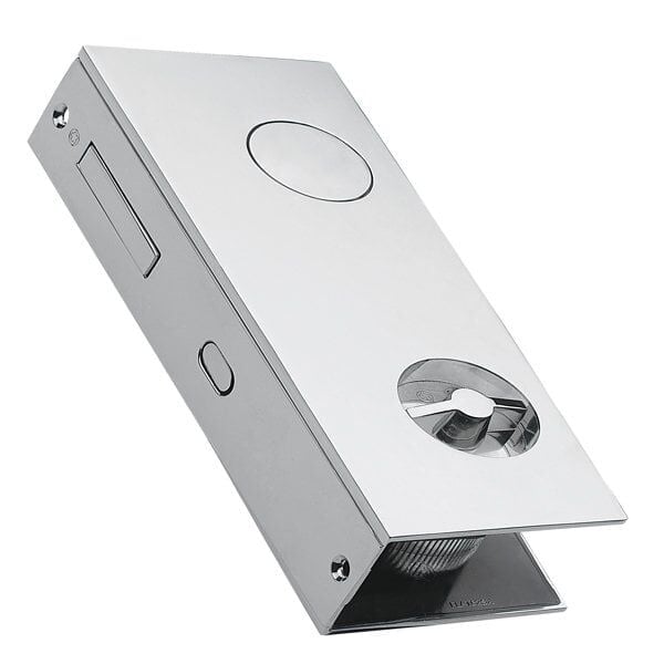 Hafele Flat Kayar Kapı Kilit Set Banyo Tipi (WC) Parlak Krom Renk