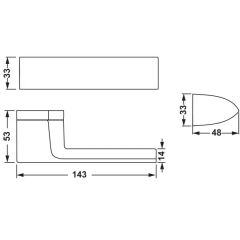 Hafele Kapı Kolu Seti Patty Barelli Antrasit