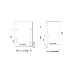 Hafele Nova Pro Cam Panel Montaj Seti
