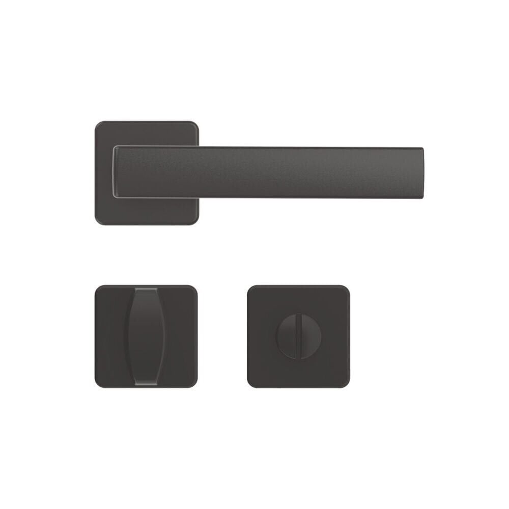 Hafele CALINA Mat Siyah Renkli (WC) Kapı Kolu