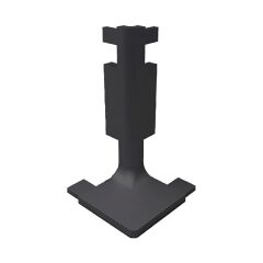 Hafele STRIATA-II Köşe Bağlantı Seti Mat Siyah