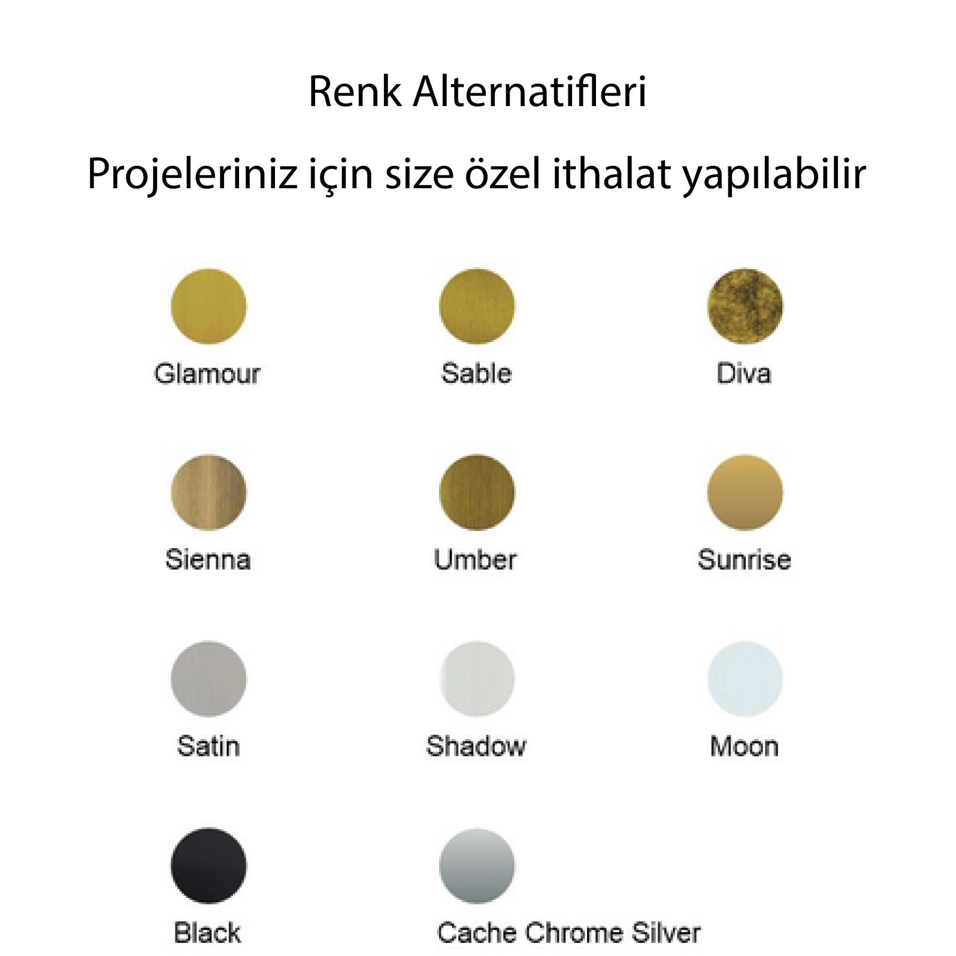 Gizli Kapı Menteşesi CDH-80 Satin Renk