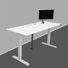 Hafele Atlas Single Elektrikli Masa Donanımı, Beyaz Renk