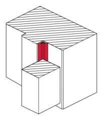Hafele Yangın Fitili Kahve 12X12X2100Mm