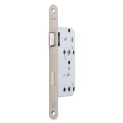 Hafele Gömme Kilit Banyo Tipi (WC) 55/18mm, Sağ Yönlü Paslanmaz Çelik Renk