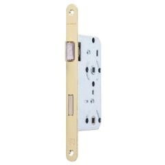 Hafele Gömme Kilit Banyo Tipi (WC) 55/18mm, Sağ Yönlü Parlak Pirinç Renk