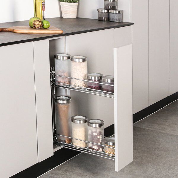 Hafele Nesta T.Altı Kiler,200Mm,G.Gri,Sağ