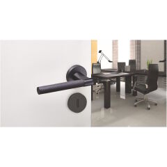 Hafele VIBORA WC (Banyo Tipi) Antrasit Renk Kapı Kolu