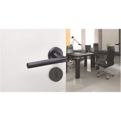 Hafele VIBORA PC (Barelli Tip) Antrasit Renk Kapı Kolu