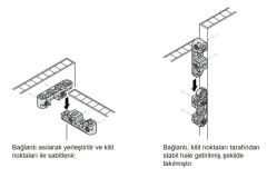 Hafele Kapı IXCONNECT UC 16/64 Çok Amaçlı Bağlantı Elemanı (25 Adet)