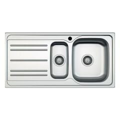 Hafele CAPUA06 Eviye Tezgah Üstü 1000x500mm Dekorlu Sol