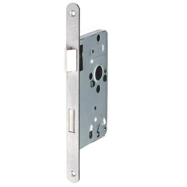 Hafele Gömme Kilit Oda Tipi 55/18mm, Sağ Yönlü Mat Krom Renk