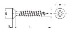 Hafele HOSPA Havşa Başlı Vida Paslanmaz Çelik Parlak Altın 5x50 mm (200 Adet)