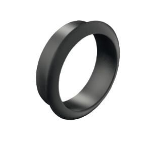 Hafele Silindir Rozeti Siyah 19mm