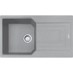 Franke Granit Eviye Tek Gözlü Damlalıklı UBG 611-86 Stone Grey