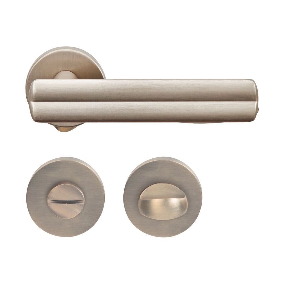 Hafele FLAME WC (Banyo Tipi) Mat Nikel Renk Kapı Kolu