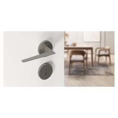 Hafele TIFFANY WC (Banyo Tipi) Paslanmaz Çelik Mat Renkli Kapı Kolu