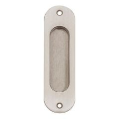 Hafele Oval Pasaj Tipi Gömme Kulp, Mat Nikel Renk