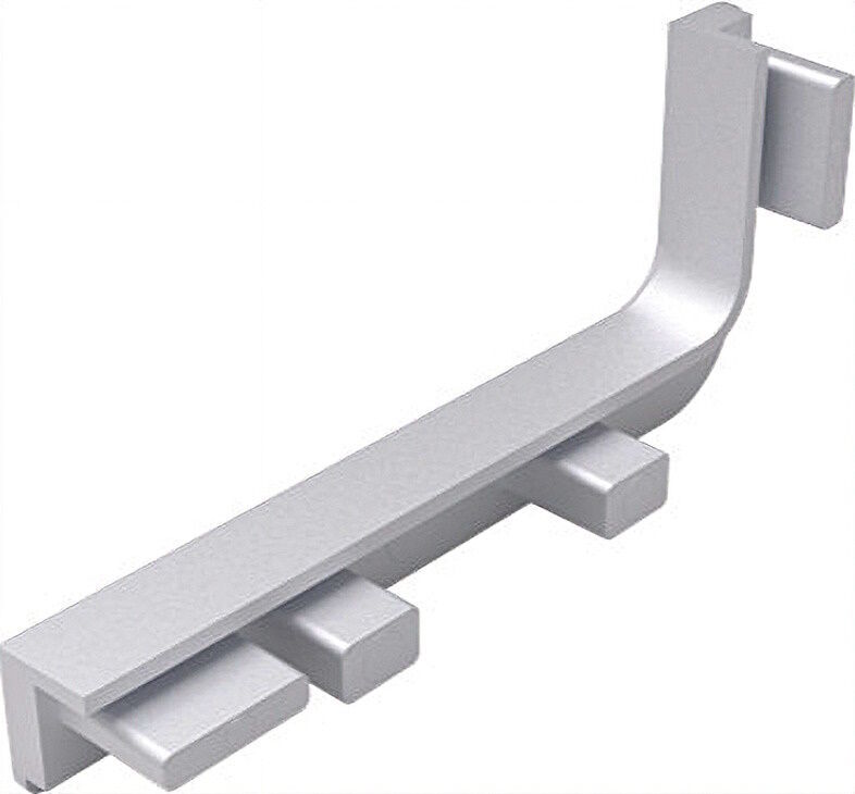 Hafele STRIATA-II-L Yan Kapak Seti Mat Krom