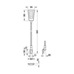Hafele Led 1092 Okuma Lambası 12V Beyaz
