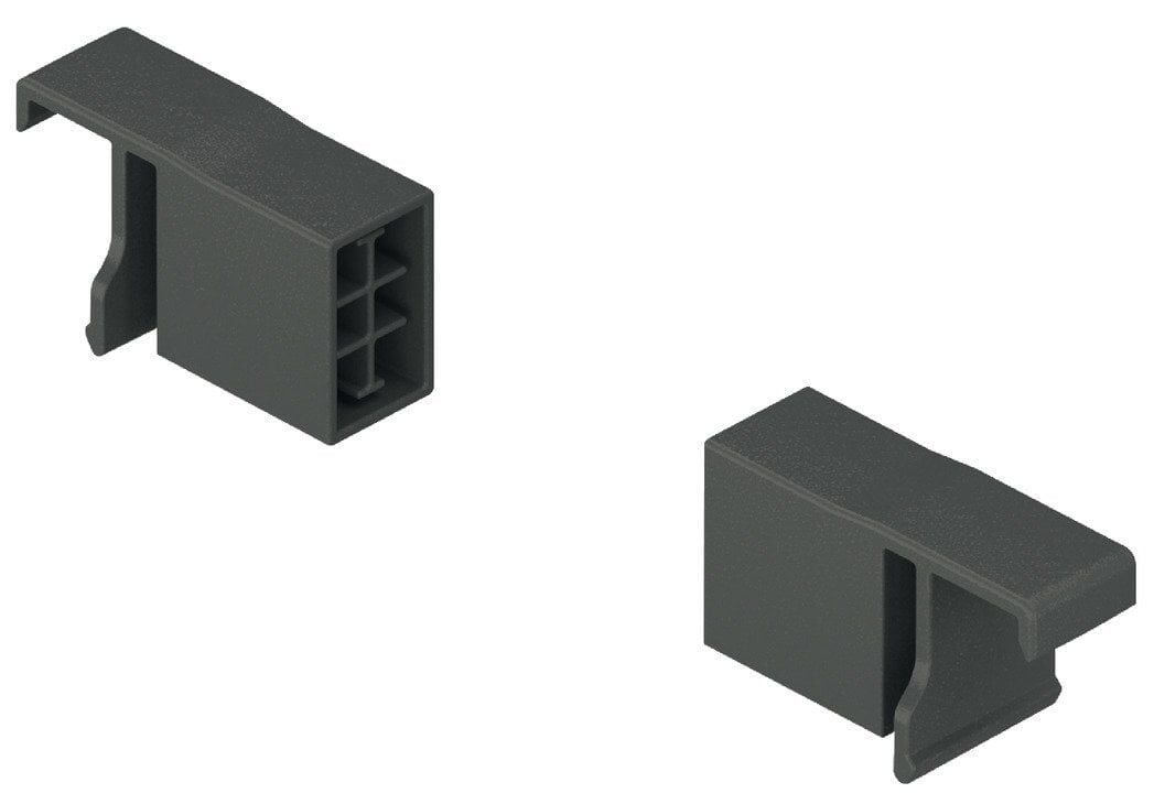 Hafele M. Box P Vis Yatay Bordür Tutucu, Antrasit Renk