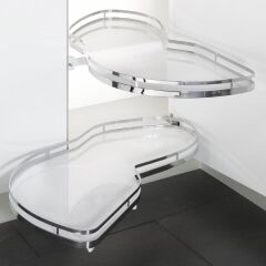 Hafele Köşe Kiler Lemans Iı Arena Style Sol 450mm Parlak Krom