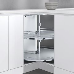 Hafele Köşe Kiler Revo 90 Set Arena Classic Gümüş Gri