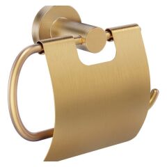 Kapaklı Tuvalet Kağıtlık, HAFELE OZO, Mat Altın