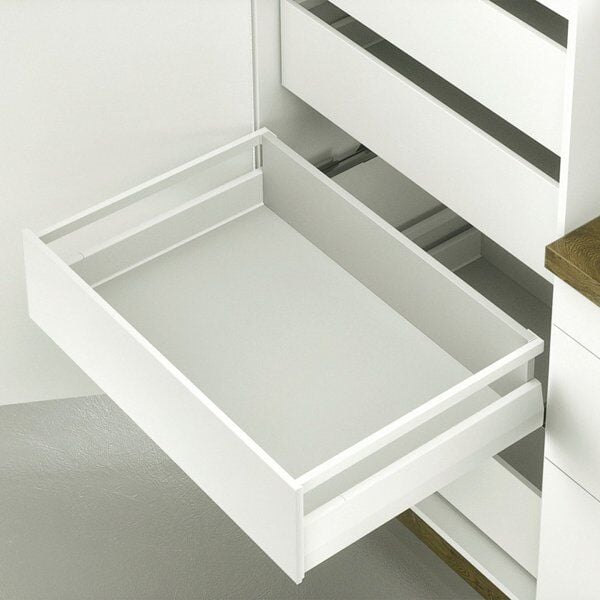 Hafele İç Çekmece Seti 90'lık Modül İçin Kare Bordürlü 45'lik Beyaz