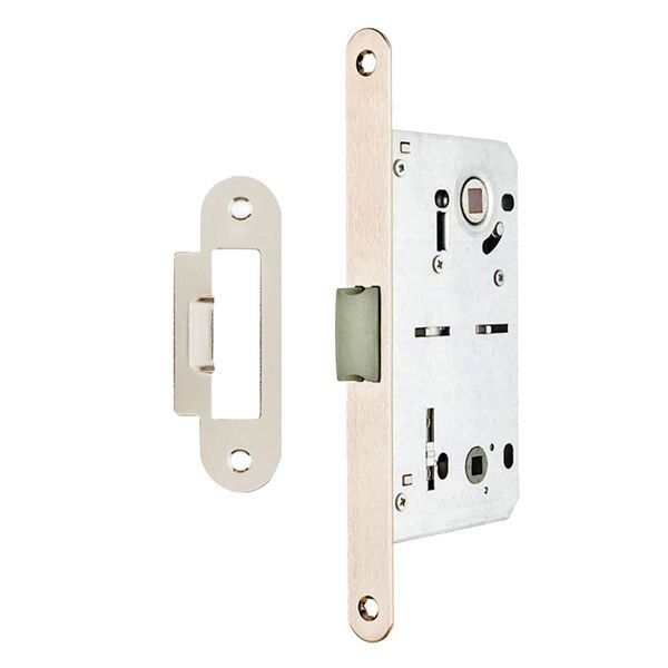 Hafele H50.08 Banyo Tipi (WC) Dilden Kilit Mat Nikel 50/18/90mm