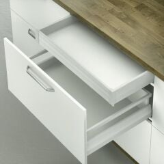 Hafele İç Çekmece Seti 60'lık Modül İçin Bordürsüz 50'lik Gri