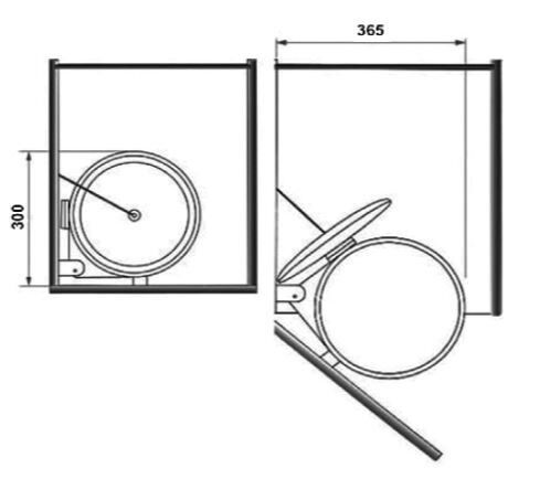Hafele City Çöp Kovası 10 Litre
