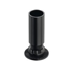 Hafele AXILO 48 Baza ayağı siyah vidalı 150mm