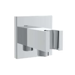 Hafele Askılı El Duşu Çıkışı Fluxo Köşeli Parlak Krom