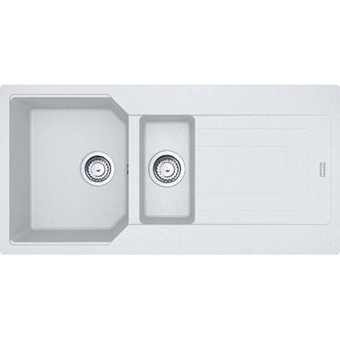 Franke Granit Eviye 1,5 Gözlü Damlalıklı Ubg 651-100 Bianco