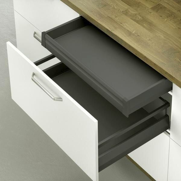 Hafele Matrix Box P35 Vis İç Çekmece 18/92/1200/350mm, Antrasit Renk