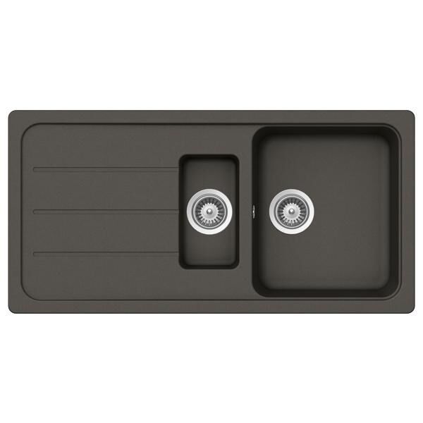 Hafele Granit Eviye Elisa Carbon 1000x500mm Antrasit