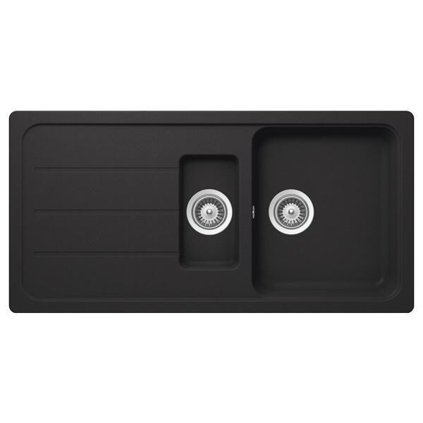 Hafele Granit Eviye Elisa Carbon 1000x500mm Siyah