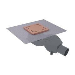 Hafele STORMA Yer Süzgeci Yatay 100X100 Parlak Rose