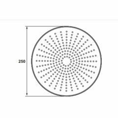 Hafele Tepe Duşu Panda 1 Fonksiyonlu Mat Siyah