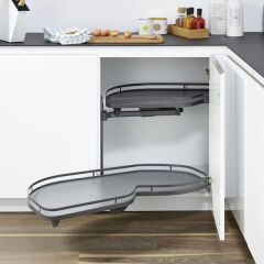 Hafele Lemans2 Sağ Kiler Seti 45/125cm, Antrasit