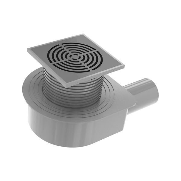 Hafele VORTEX Yer Süzgeci Yatay 100X100 Titanyum