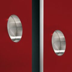 Hafele Gömme Kulp Tidal Mat Krom