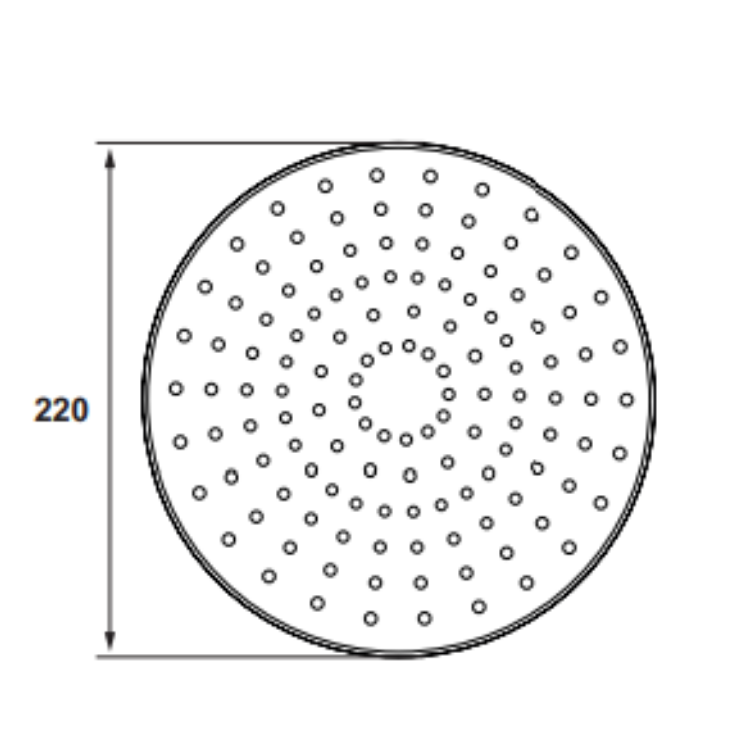 Hafele Tepe Duşu Boda 1 Fonksiyonlu Mat Siyah
