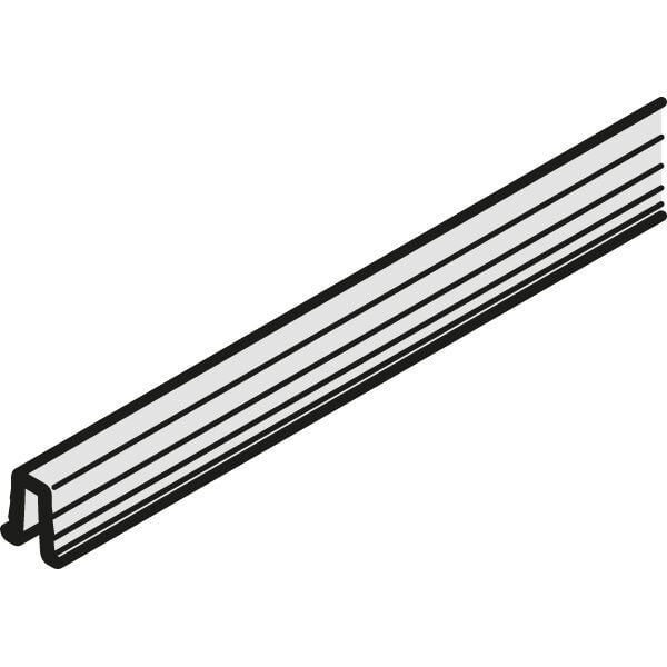 Hafele Slıdo F-Li21 Tekli Alt Kılavuz Ray Plastik 2500Mm