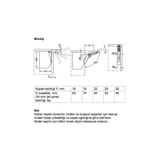 Hafele Free 3.15 Makas Seti E Antrasit