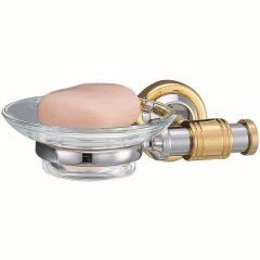 Hafele Sabunluk Tango Duvara Monte Parlak Krom ve Altın Renkli