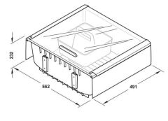 Hafele Çekmece İçi Sebzelik Daily 600mm