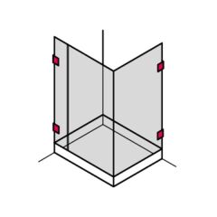 Hafele Cam Tutucu Yuvarlak Krom Parlak 51x51mm