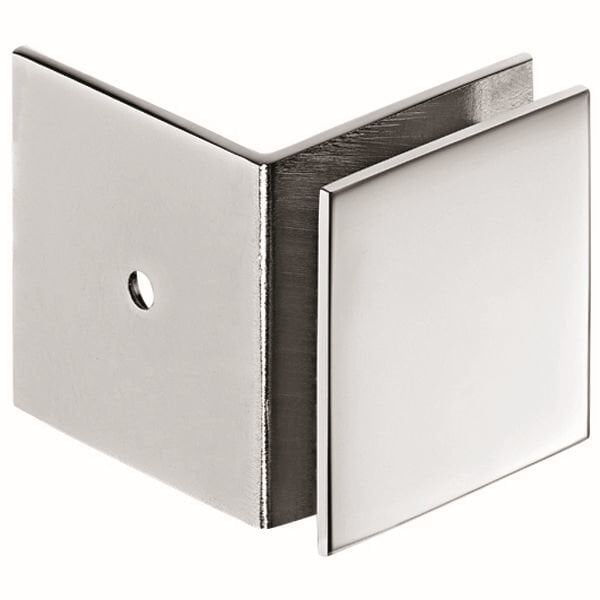 Hafele Cam Tutucu Plakalı Köşeli Krom 51x51mm